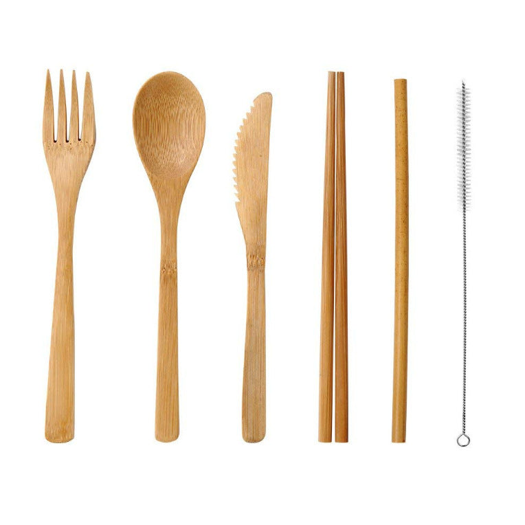 Reusable bamboo utensils