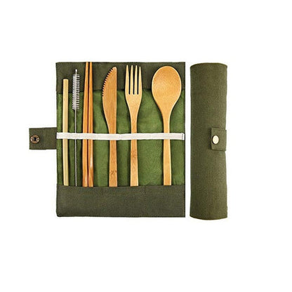 Reusable bamboo utensils