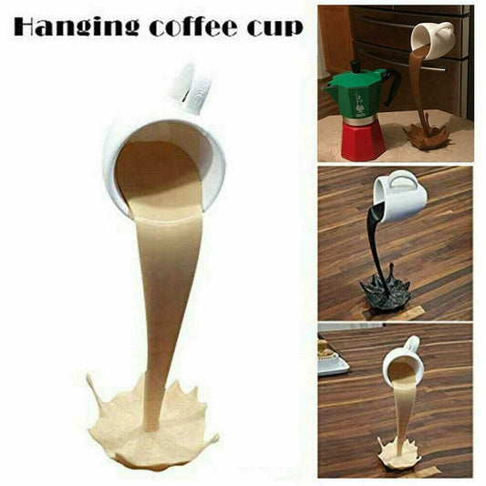 Floating coffee cup