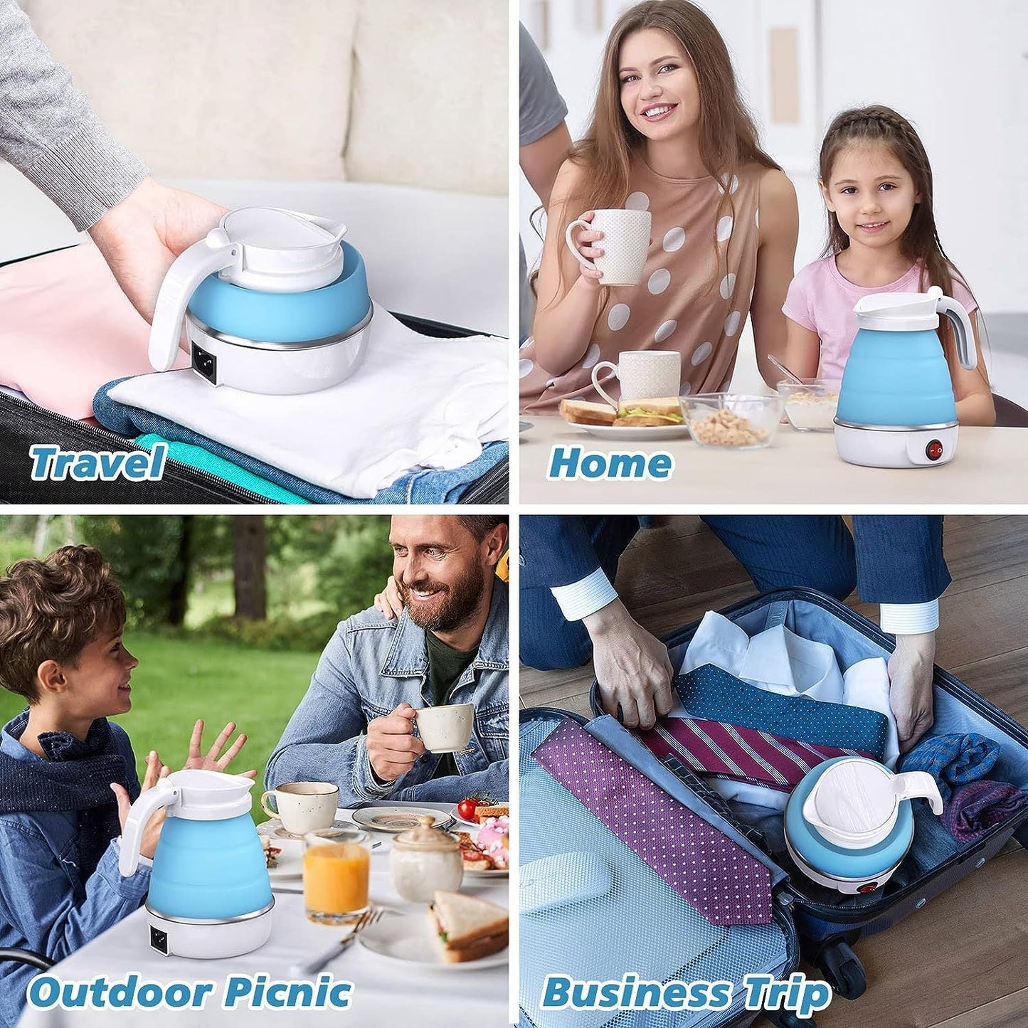 Foldable Mini Electric Kettle