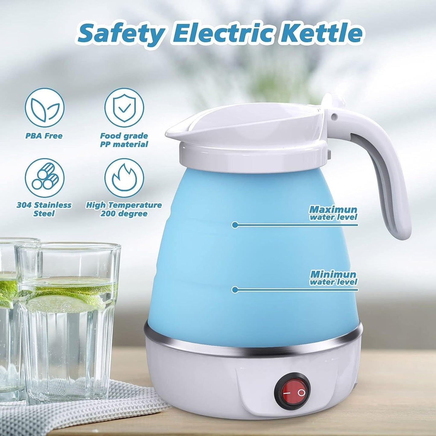 Foldable Mini Electric Kettle